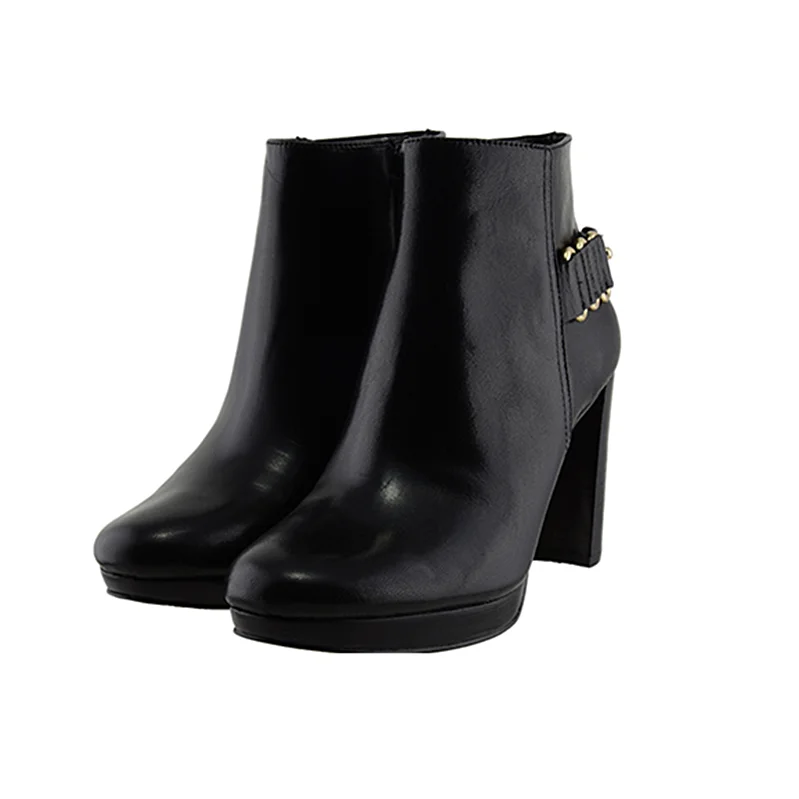 Handmade genuine leather manufacturer pumps women winter ankle boots