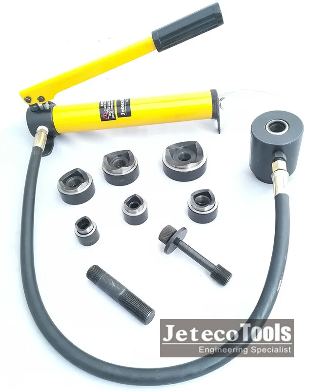 SYK-8B hydraulic punch driver 10 ton hydraulic knockout hole punch tool steel hole puncher for round hole 22mm-60mm SYK-8A