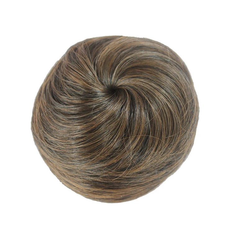 Natural hair bun wearing piece chignon hair