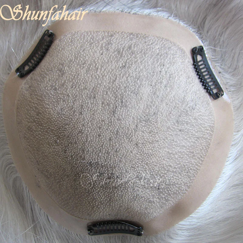 
Toupee manufacture male wigs natural hair korea toupee for old men 