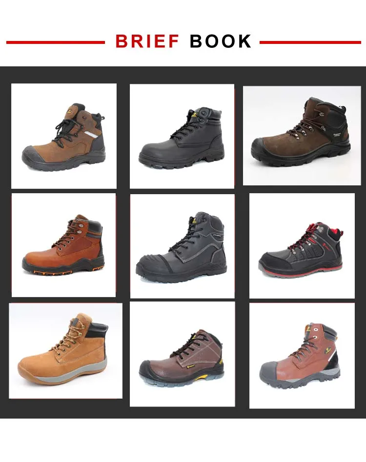 Anti-smashing Anti-vibration Active Anti Standard Slip Soles Safety Shoes Breathing Buffalo Leather for Men Mesh