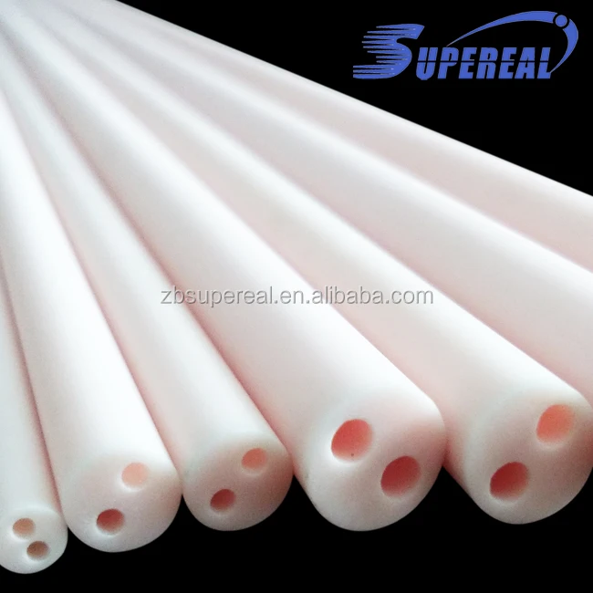 95% 99% High alumina corundum insulator / ceramic insulation tube for copper wires