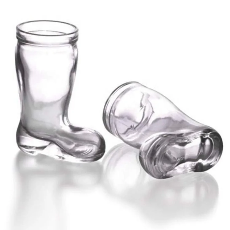 1.5oz boot shaped shot glasses wholesale mini boot shot glass