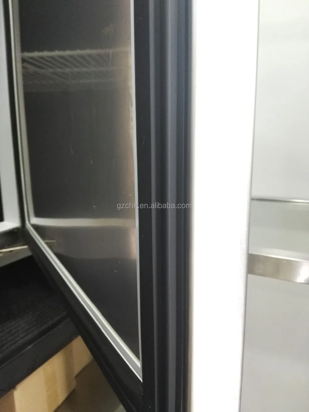 4 door stainless steel refrigerator /CE approval upright 1000L freezer /chiller