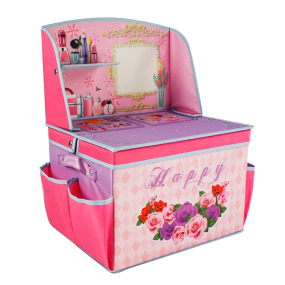 Детский игровой домик мультяшный кухонный ящик для хранения игрушек