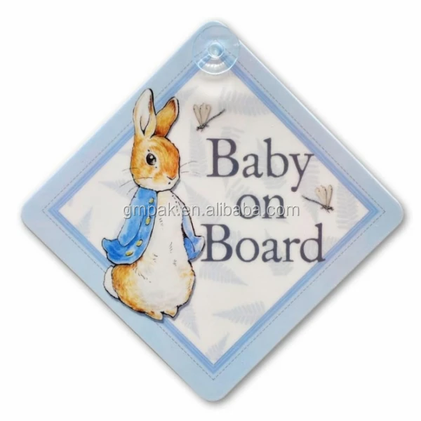 Пластиковые наклейки для детей на борту автомобиля