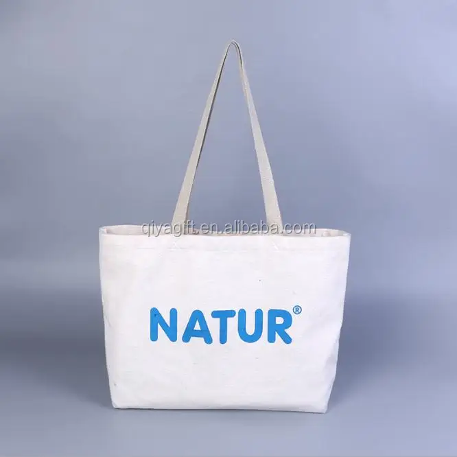 Reusable natural handmade cotton tote shopping bags