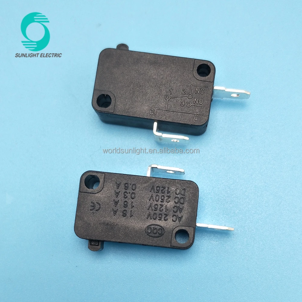  Микропереключатель CQC KW7-0B 16A 250VAC 10A 125VAC 2 PIN