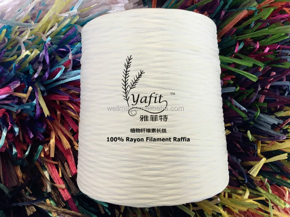 
Flat filament yarn / Rayon Raffia /YAFIT yarn 4000D Dull raw material cones 