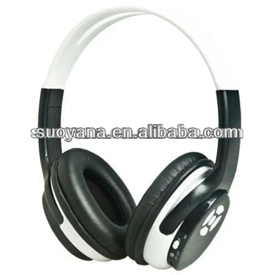 Mp3/пк стерео наушники гарнитуры со складными fm tf-карты