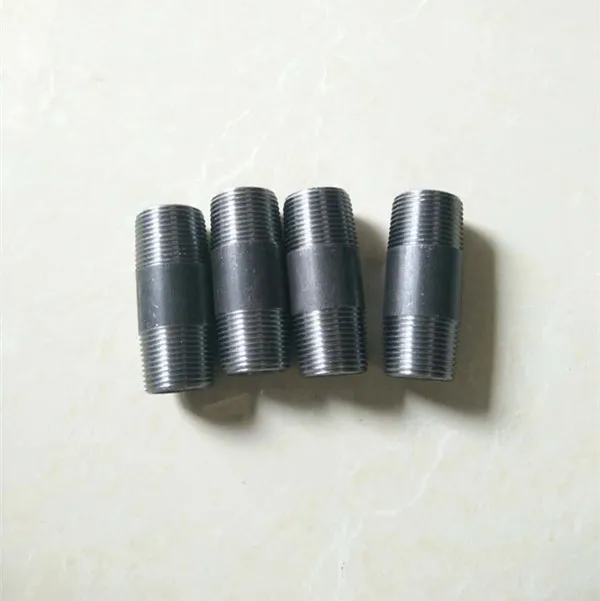 SCH40 3/4 inch and 6 inch long carbon steel gi pipe nipple