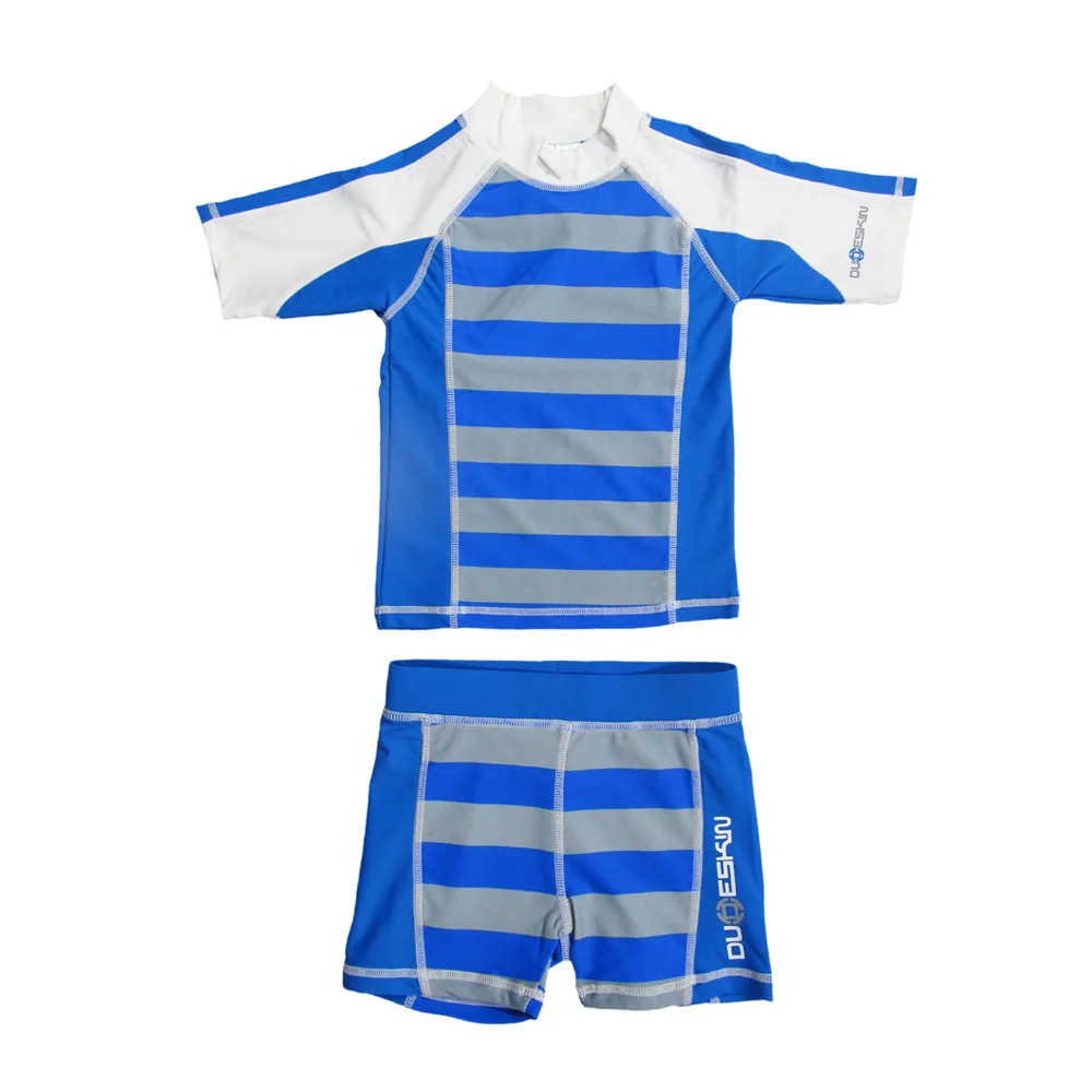 OEM Low moq 200pcs Hot Selling kids rash guard upf 50+ two piece swimwear children sublimation beachwear