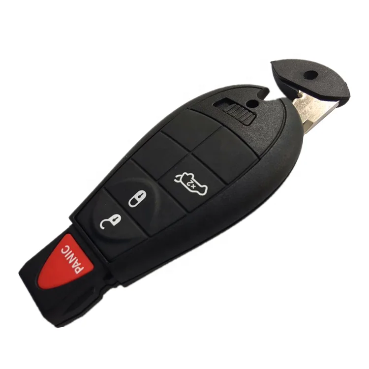 4 Buttons  433 Mhz ID46Chip Car Key Remote Key Fob For Dodge Jeep