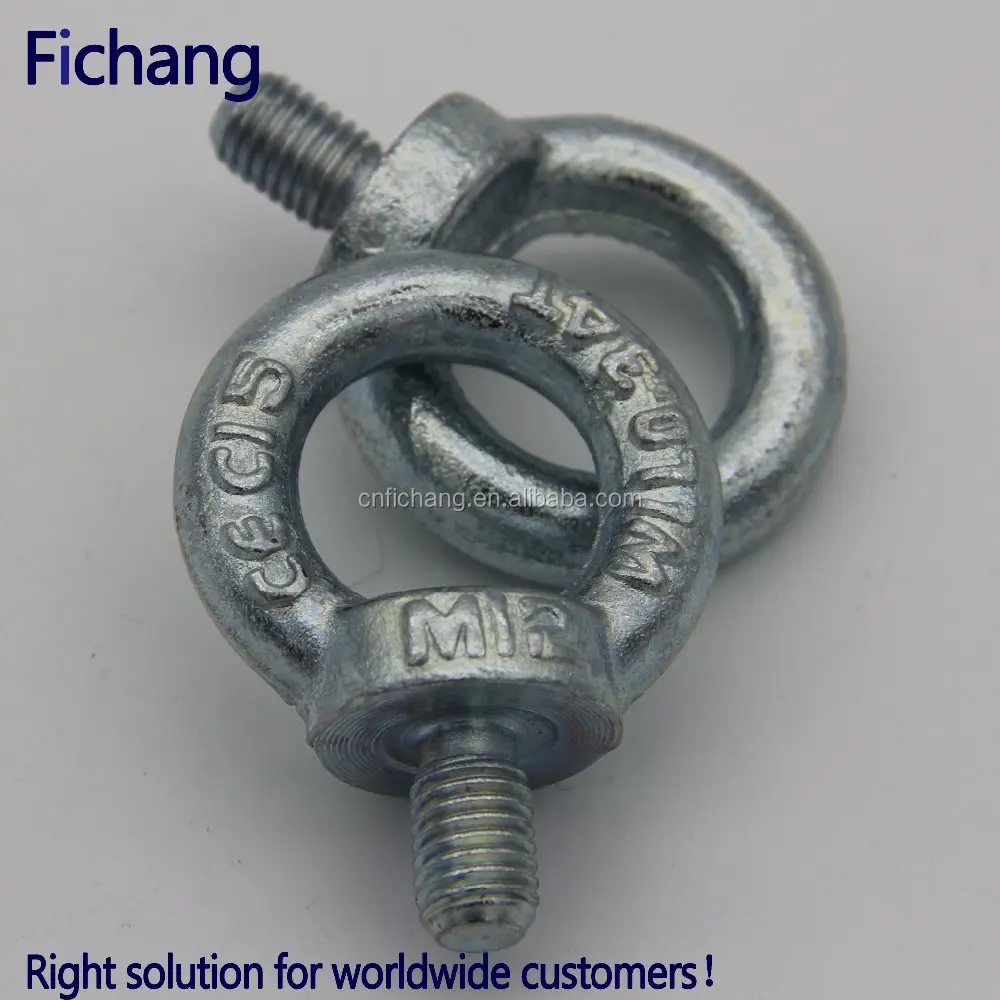 
Zinc plated lifting eye bolt and hilti m3 anchor m16 