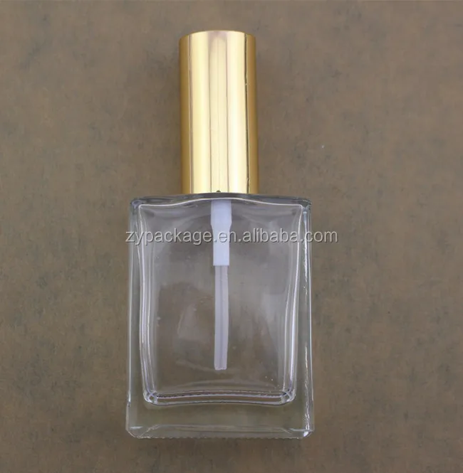 50 мл Прозрачный Прямоугольный Стеклянный Флакон с распылителем для духов 15 30 100 квадратный флакон эфирным маслом золотым