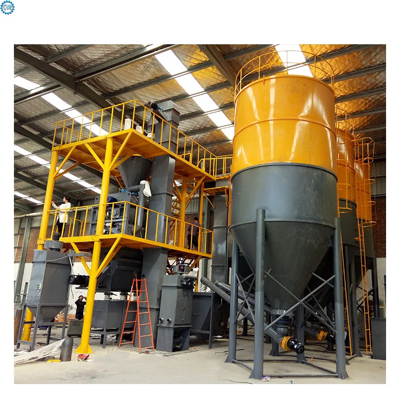 Dry mortar batching plant dry cement mixer machine to Mix Sand and Cement hot sale