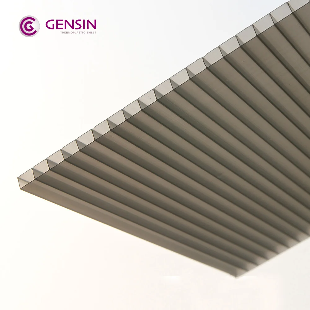 Alibaba high quality 2100*5800/11800mm 2wall 6mm policarbonate