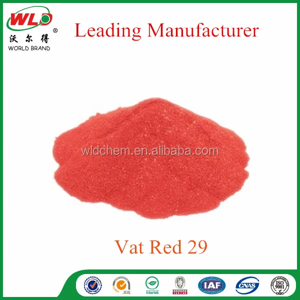 
Vat Red 29/Vat dye Scarlet R synthetic organic dyestuffs 
