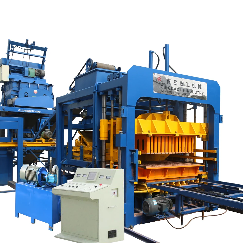 QT12 15 automatic brick making machine concrete block making machine for sale