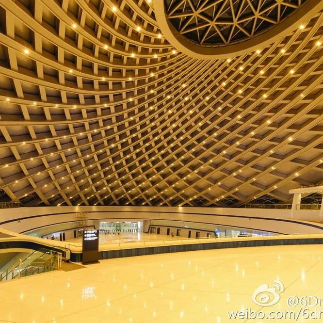 
Yujiapu ETFE cushions tensile membrane station 