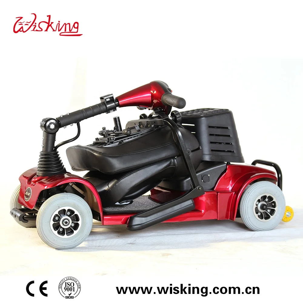 Folding mobility scooter for elderly foldable 4 wheels electric mobility scooters for disabled wisking 4024