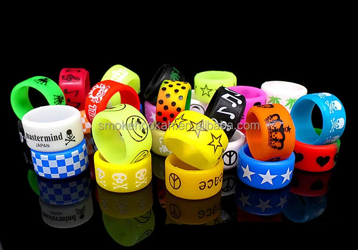 Silicone Material Made E Cigarette Silicone Vape Band For Vapor