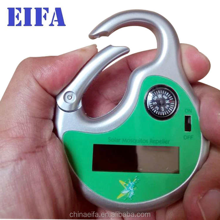 
Good sell solar portable mosquito repeller for outdoor use hook type solar portable ultrasonic mosquito repeller 