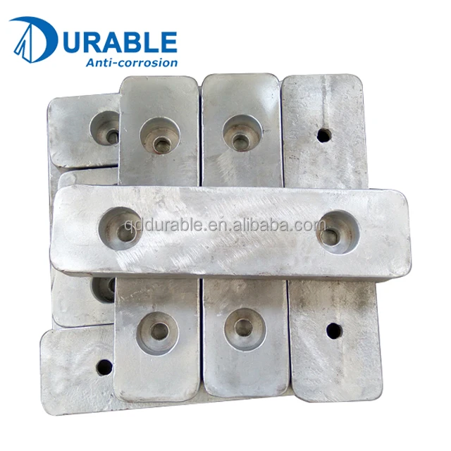 Boat and ship corrosion prevention aluminum boat anodes hull welding and bolt type for sacrificial and cathodic protection