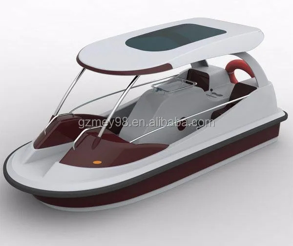 2021 New Design Water Pedal Boat with Slide for family water park amusement fiberglass play equipment Guangzhou Factory
