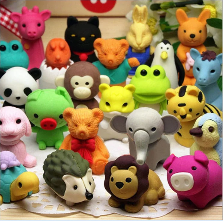 
Animal design eraser 