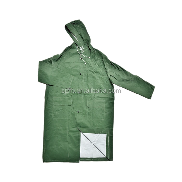 Heavy duty PVC/Polyester raincoat and pants with low price
