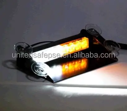 Car flash strobe led dash light car interior warning strobe light emergency vehicle interior mount led dash led warning light