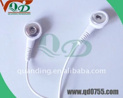 New ! Durable snap ecg cable for ECG electrode