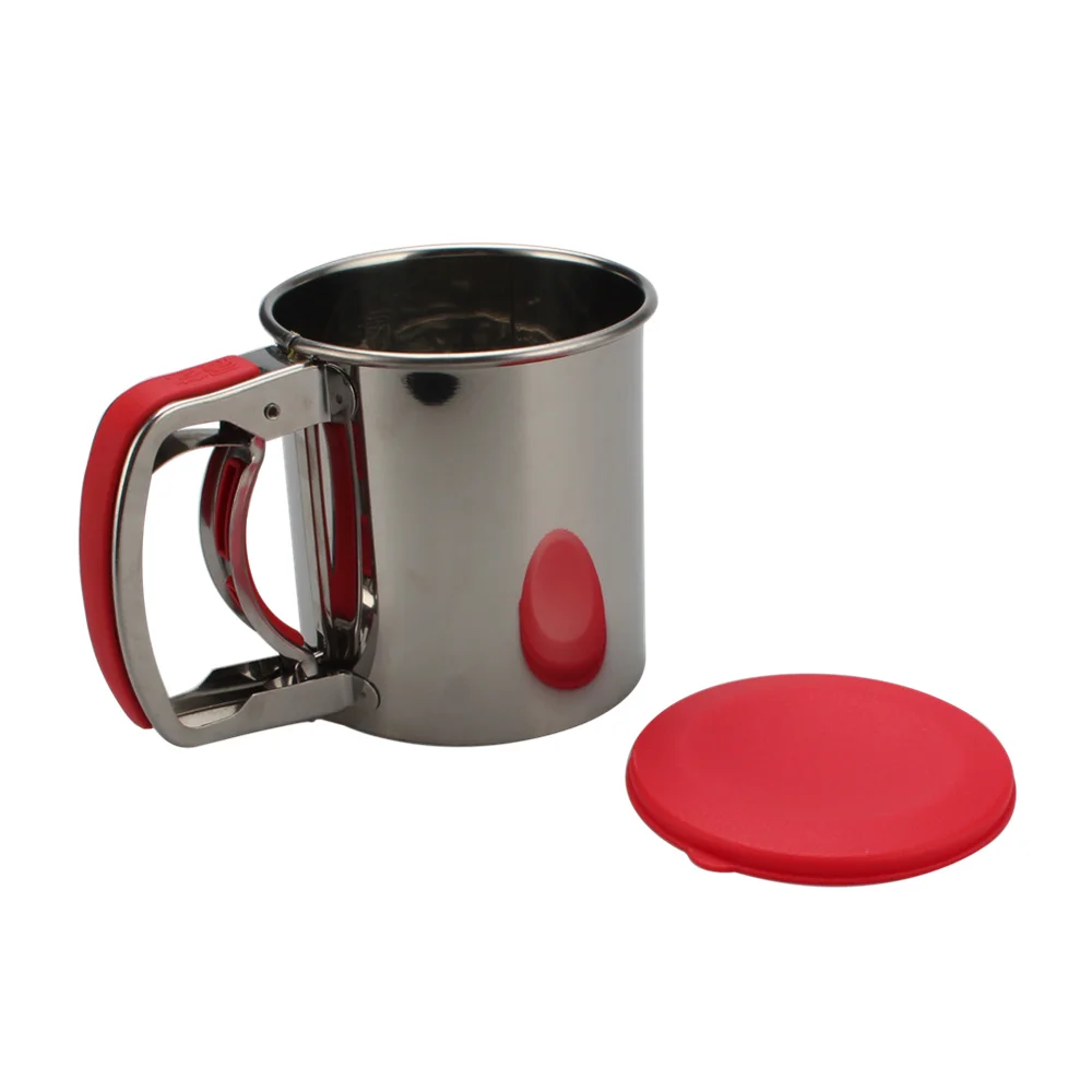 Stainless Steel Handheld Cup Flour Sieve
