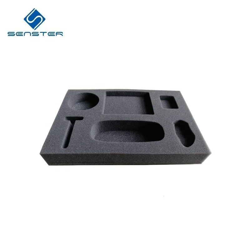Wholesale High Density 50kg/m3 Sponge Foam Packing Insert with backed adhesive