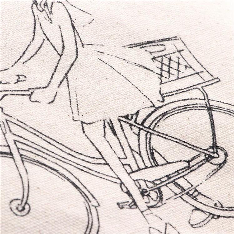 Factory Wholesale Cosmetic Organizer bag Custom natural 8oz Cotton Canvas zipper Pouch for women ladies