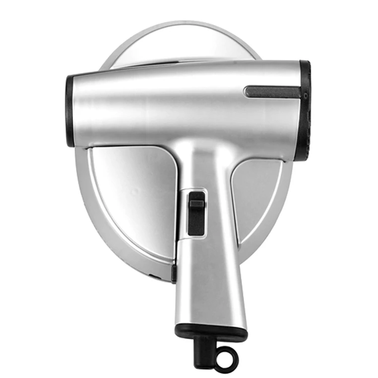 Custom White Plastic wall mounted hotel household hair blow dryer