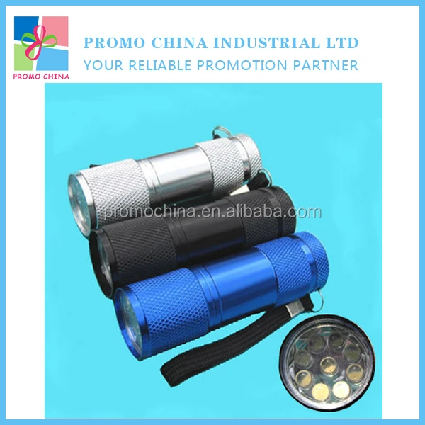 
Promo China 9 Led Lights Aluminum Mini Led Torch For Promotional Items 