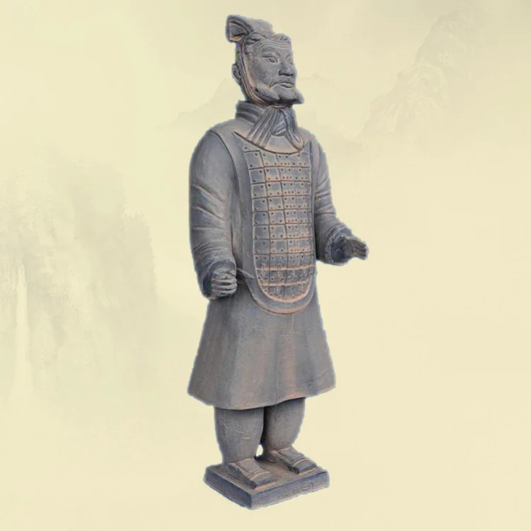 
Life size terracotta warriors statue of Qin din dynasty 
