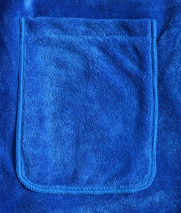 Sunland Men Bath Towel Wrap Wearable Spa Wrap Towel With Pocket