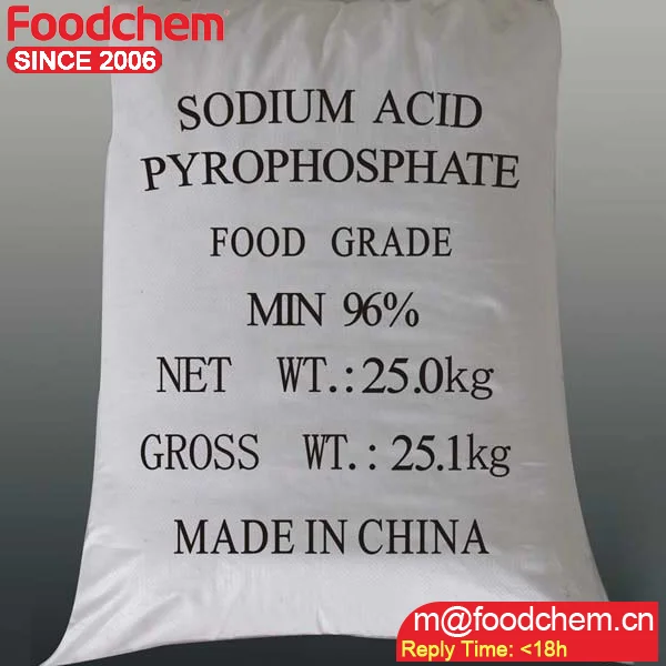 Raw Material Sodium Acid Pyrophosphate SAPP ROR 28 Packed In 25kg Bag