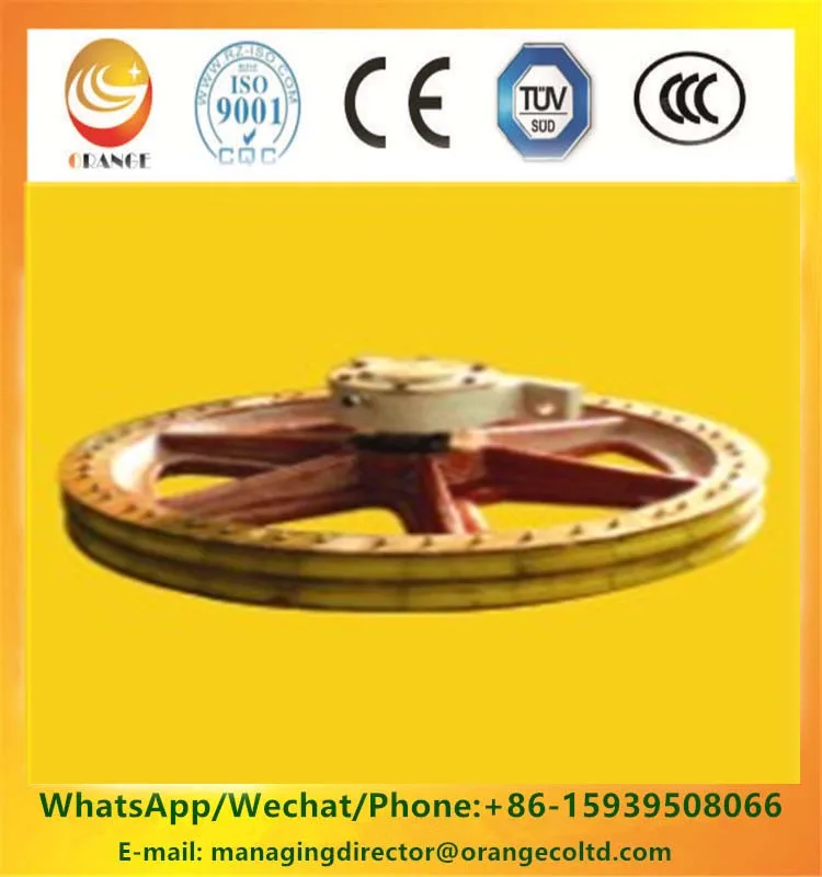 
Best price hard wearing rubber sheet Top Rope Pulley for sale 