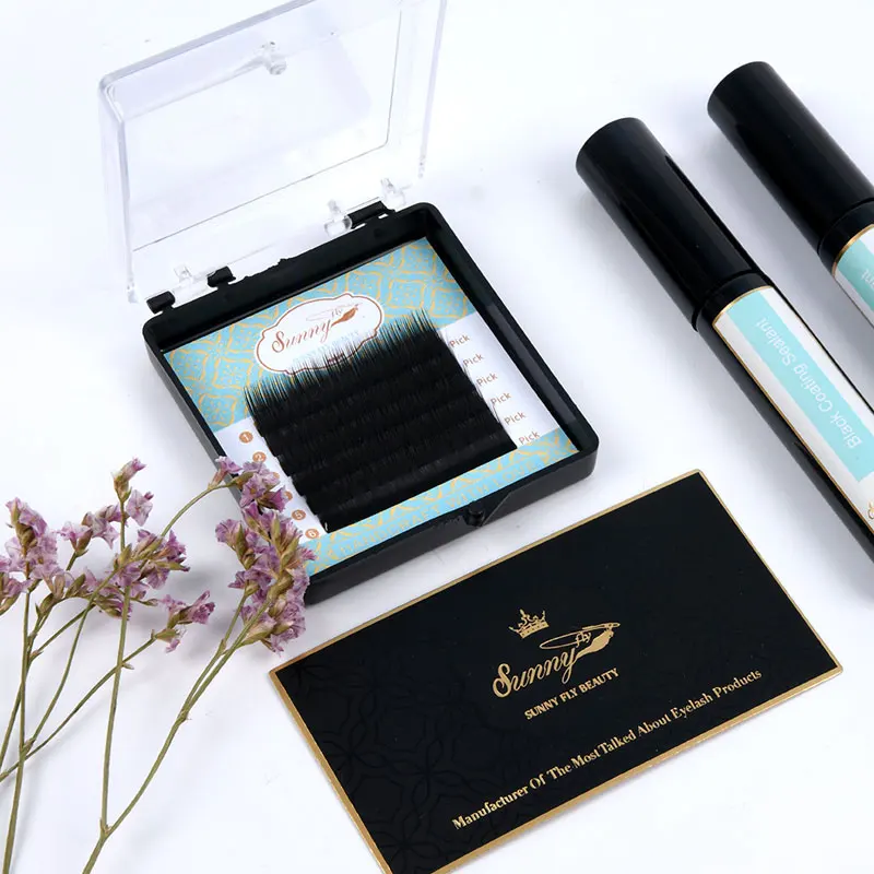 
 Частная торговая марка PBT 2d Индивидуальные ресницы для наращивания из искусственной норки русский объем в Японии  