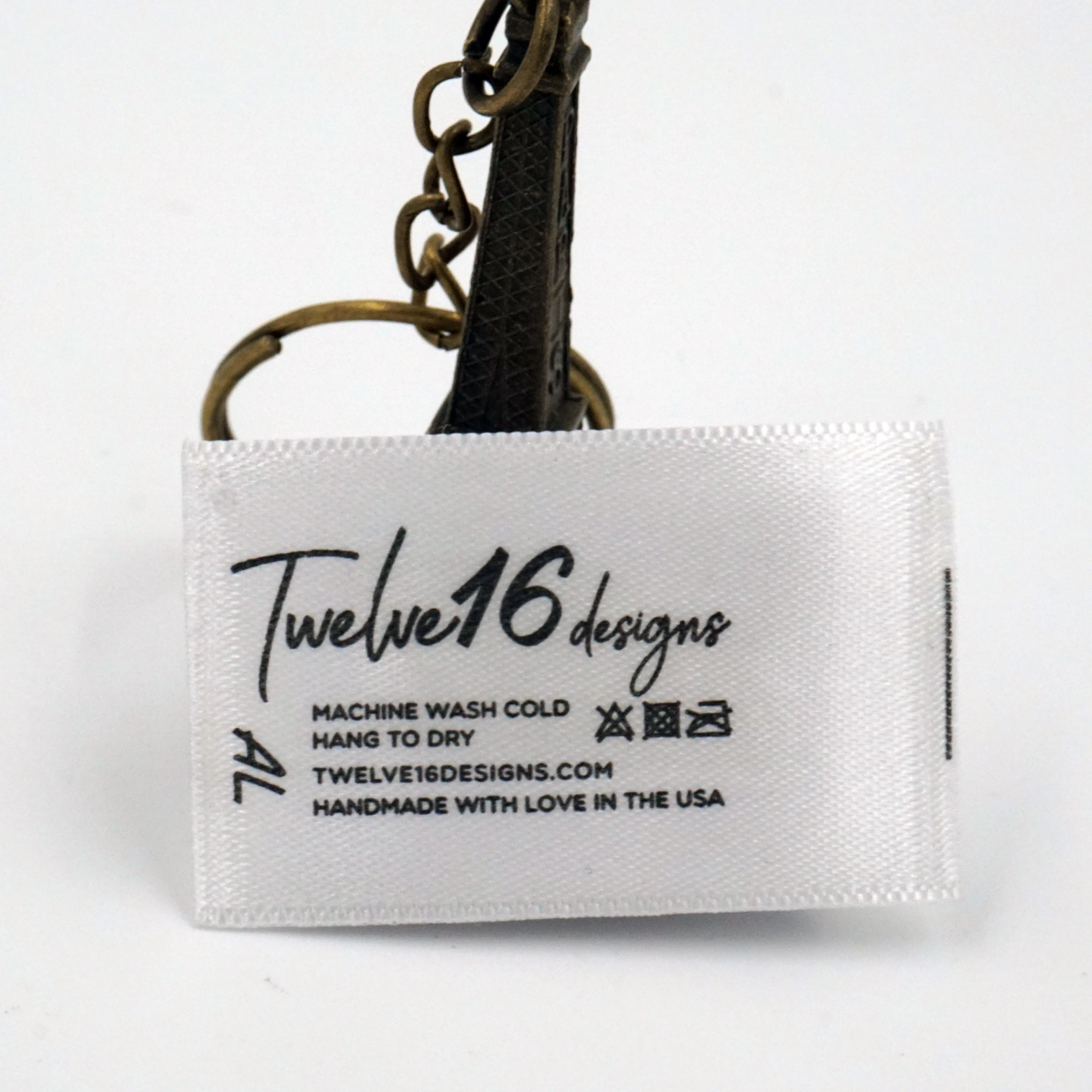 Print Satin Labels for Clothes Care Label Symbols Custom