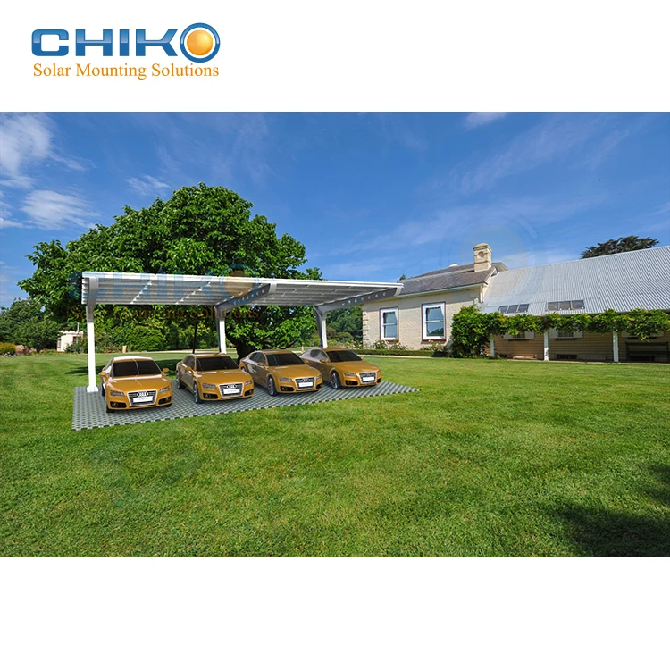 High quality solar panel carport and solar parking structure for solar power mounting system