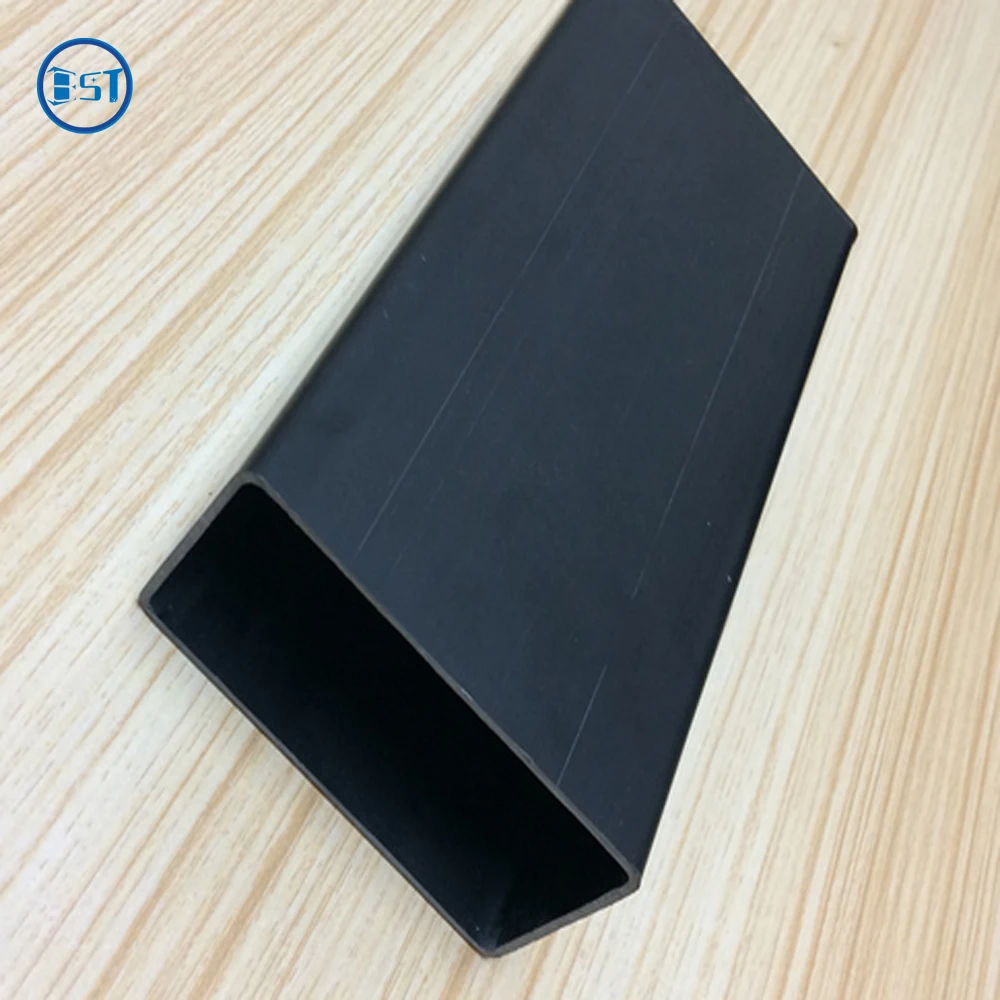 Custom Plastic PVC HDPE Square Tube Rectangle Hollow Pipe For Fence Rail Post