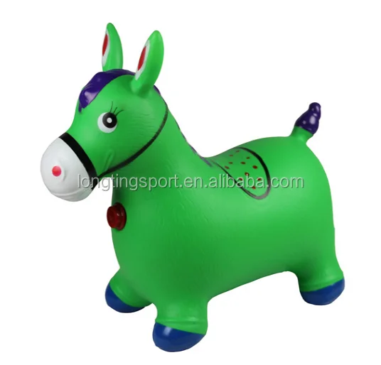 Детские надувные игрушки для малышей/игрушки животные для верховой езды из ПВХ надувное прыгающее животное/лошадь пони