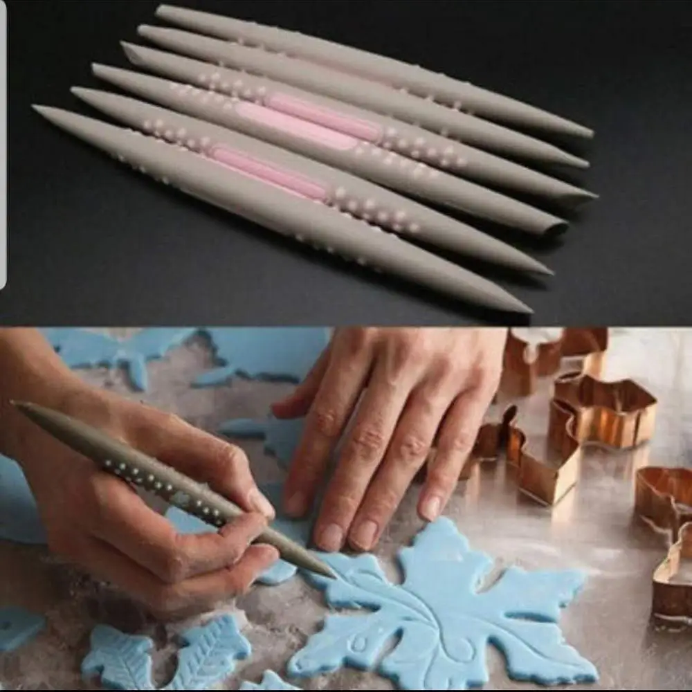 Yiwu bobao 6 шт. силиконовые инструменты для моделирования тортов и кукол нож формирования орнамента из глины бытовая посуда выпечки