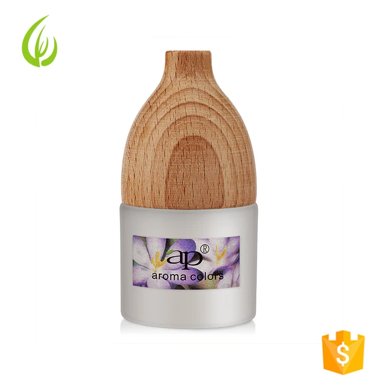 2022 NEW! Manufacturer aroma scented wood reed diffuser , OEM with logo car air freshener