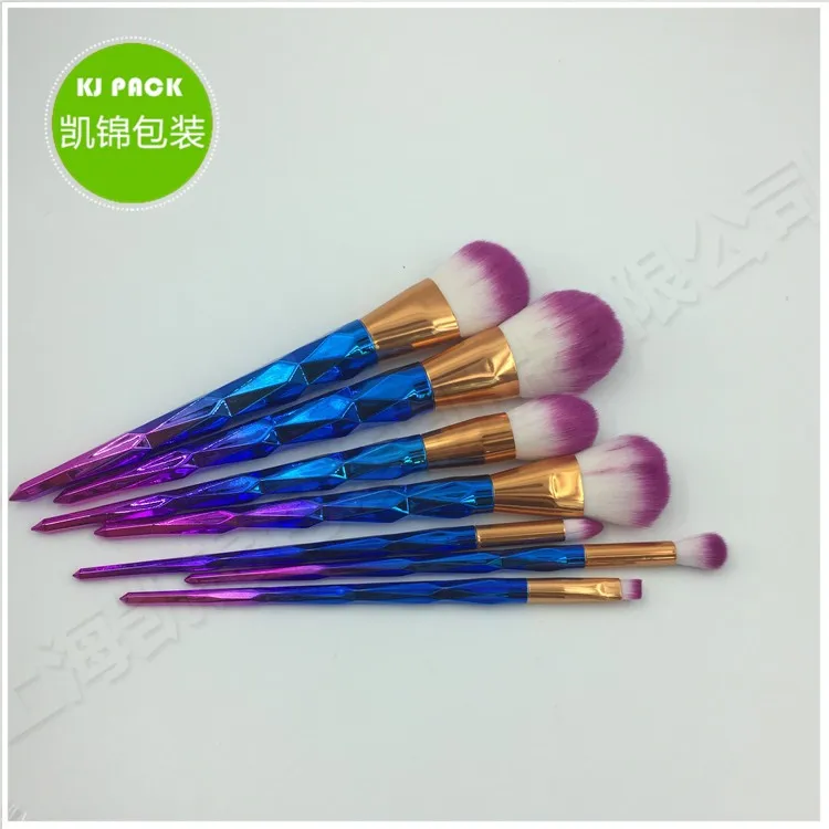 7pcs Makeup Brushes set Powder Foundation Eye Shadow Eyebrow Popular makeup set powder brushes sets pink color
